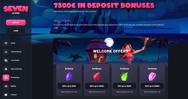 Seven casino bonus