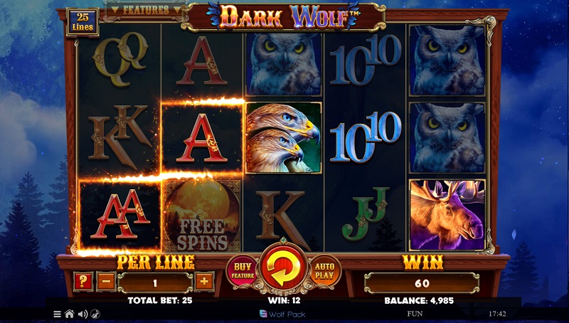 Dark Wolf ukázka automatu