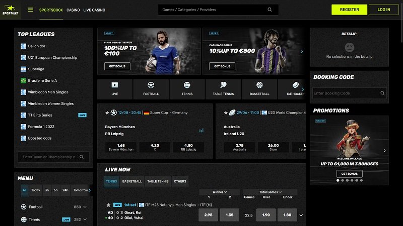 Online bookmaker Sportuna