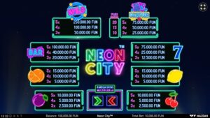 Automat Neon City náhled hry