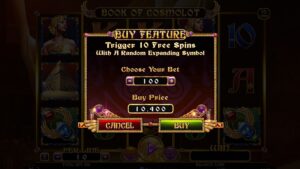 Book of Cosmolot náhled automatu