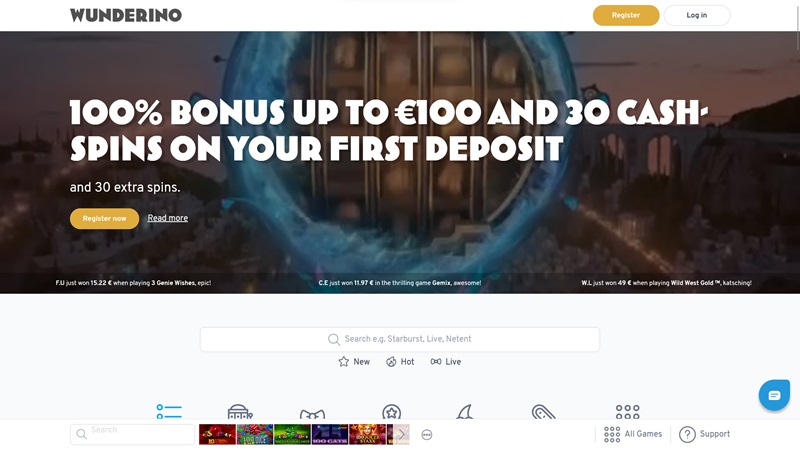 Wunderino casino