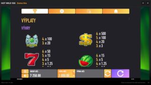 100 Hot Wild náhled automatu