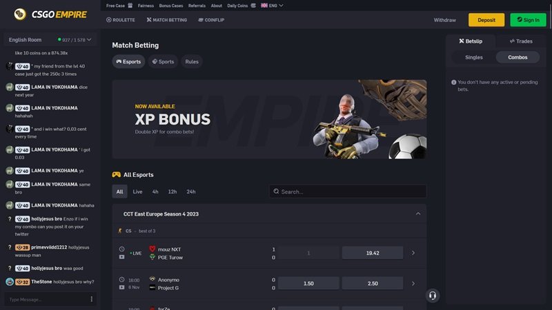 CSGOEmpire sitio de apuestas