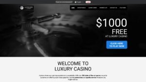 luxury casino nahled webovych stranek2 Náhled webových stránek online casina Luxury casino
