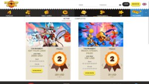 Beep Beep casino náhled webu