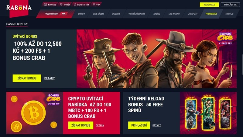 Casino bonusy pro české hráče