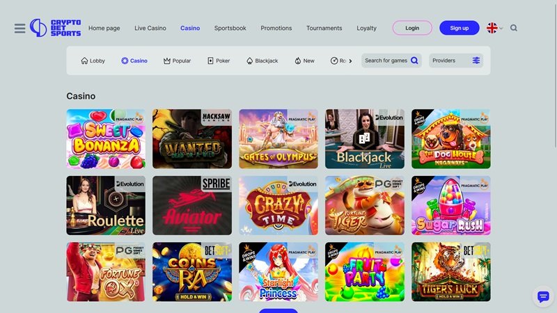 CryptoBetSports casino