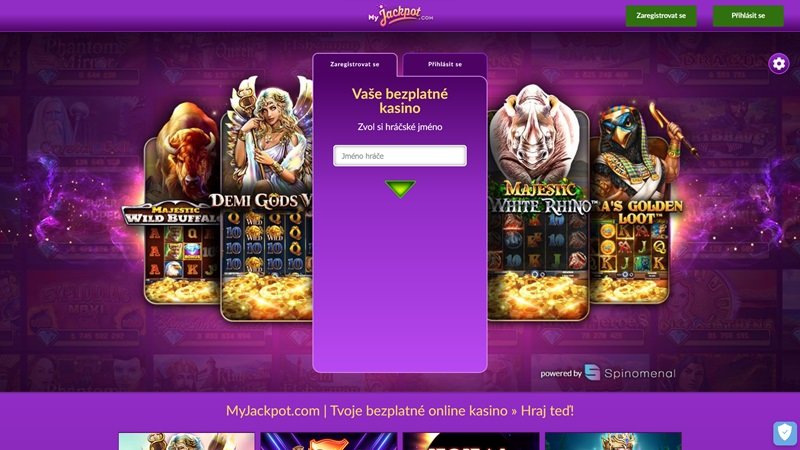 Bezplatné casino MyJackpot
