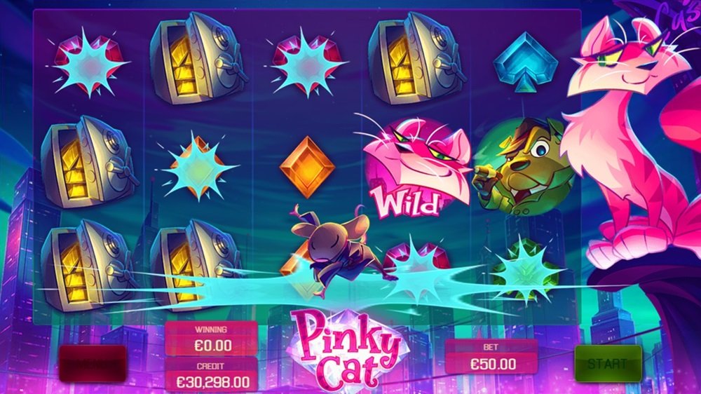 Pinky Cat slot machine preview