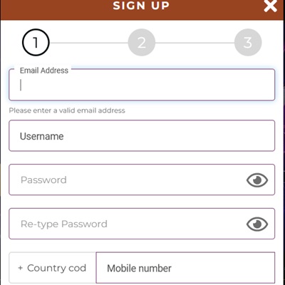 Registrazione al Winorama Casino