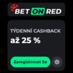 BetOnRed casino Týdenní cashback
