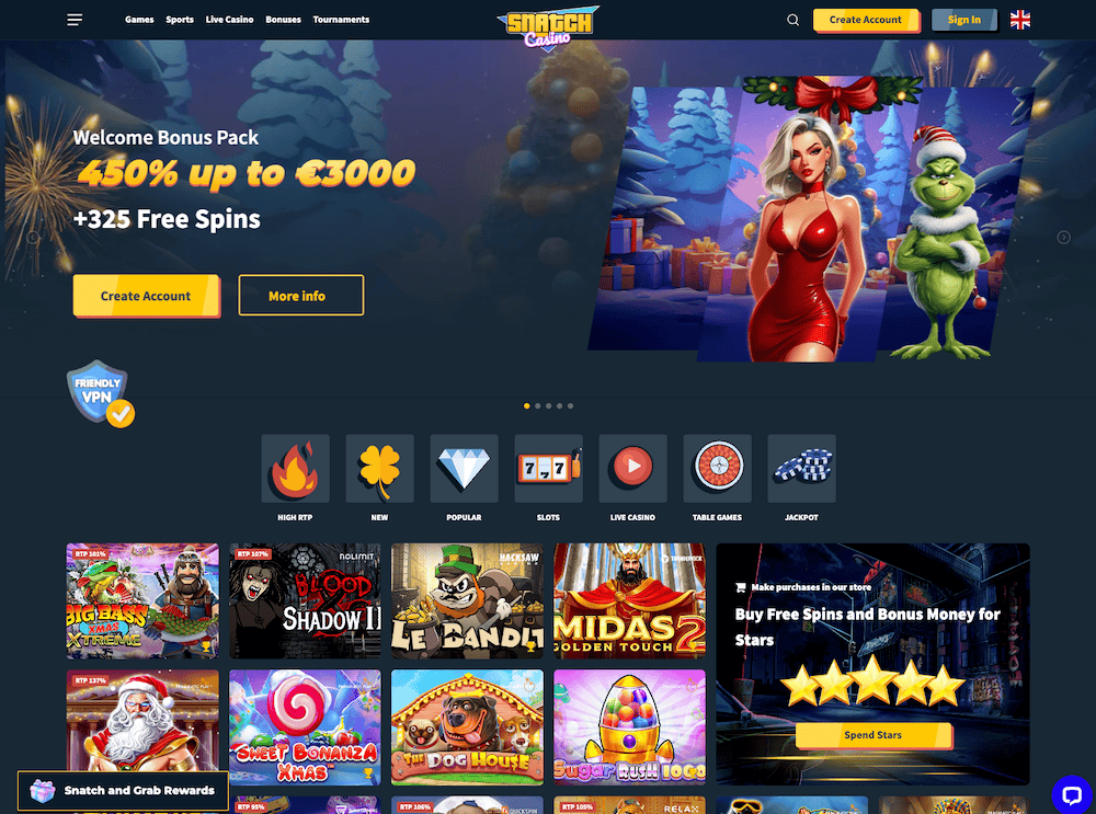 Snatch casino 