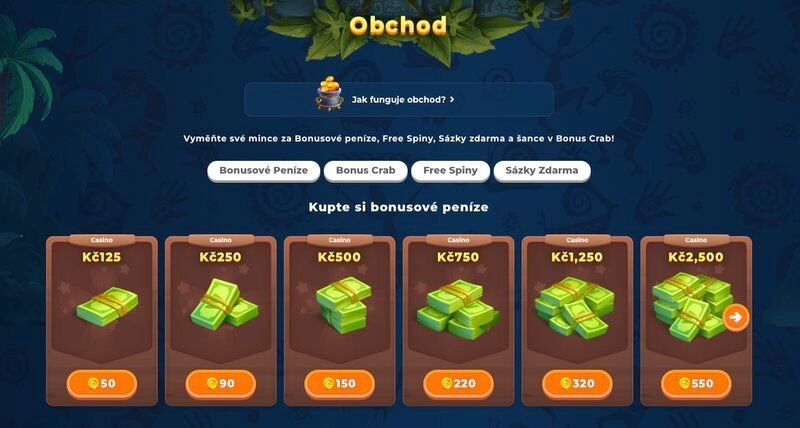 Obchod casina a sázkové kanceláře Wazamba