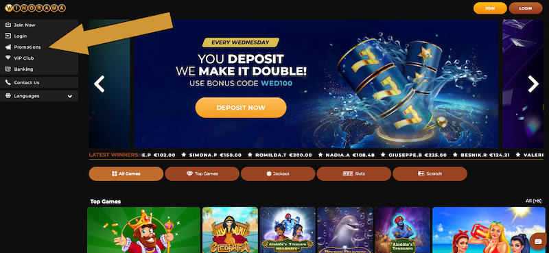 V online casinu Winorama mohou hráči vybírat z několika zajímavých bonusů