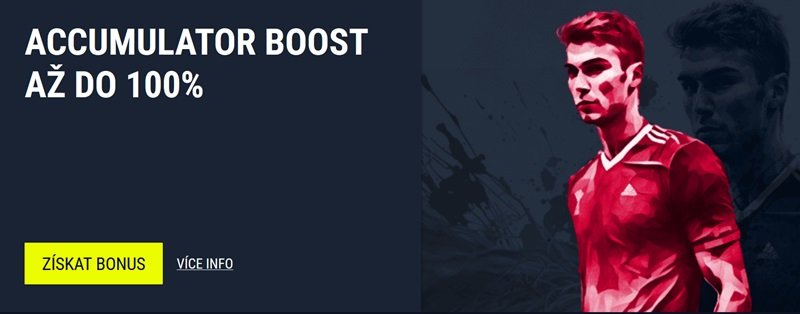 Promoakce Accumulator Boost v sázkové kanceláři Rabona