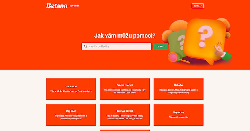 Betano kontakt