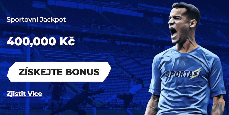 Sportovní jackpot v sázkové kanceláři Sportaza