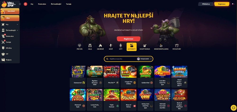 Hell Spin Top-Spielautomaten