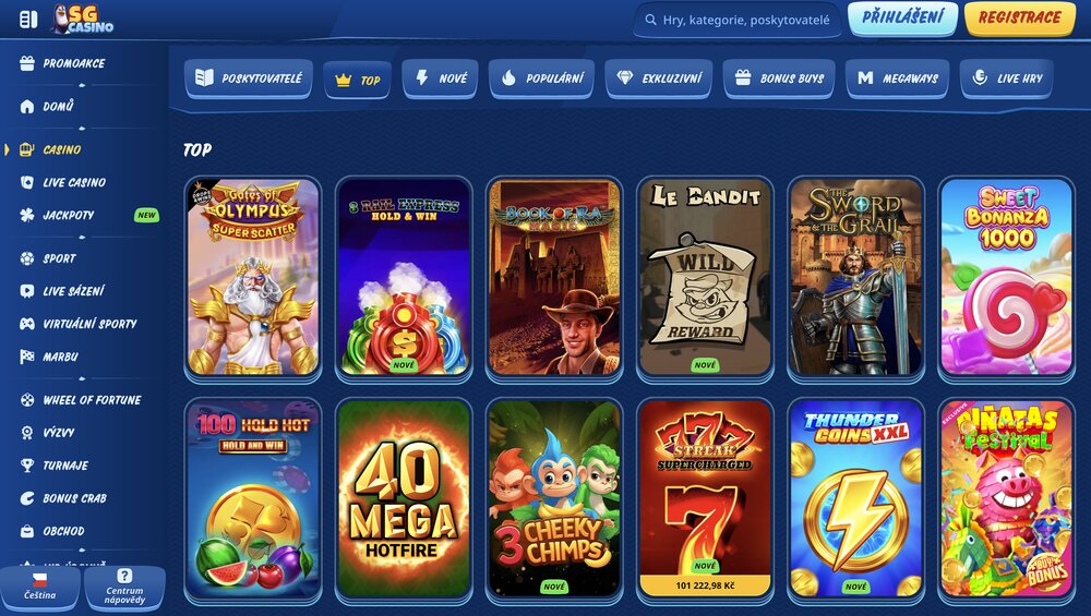 SGcasino automaty