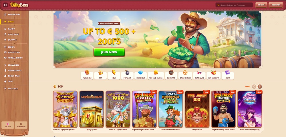 BillyBets casino