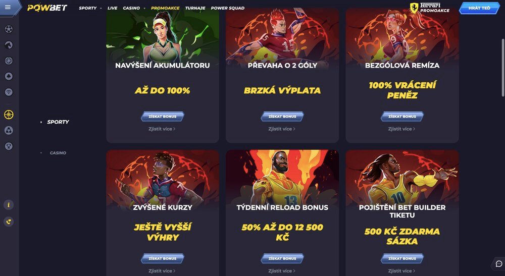 Bonos de Powbet