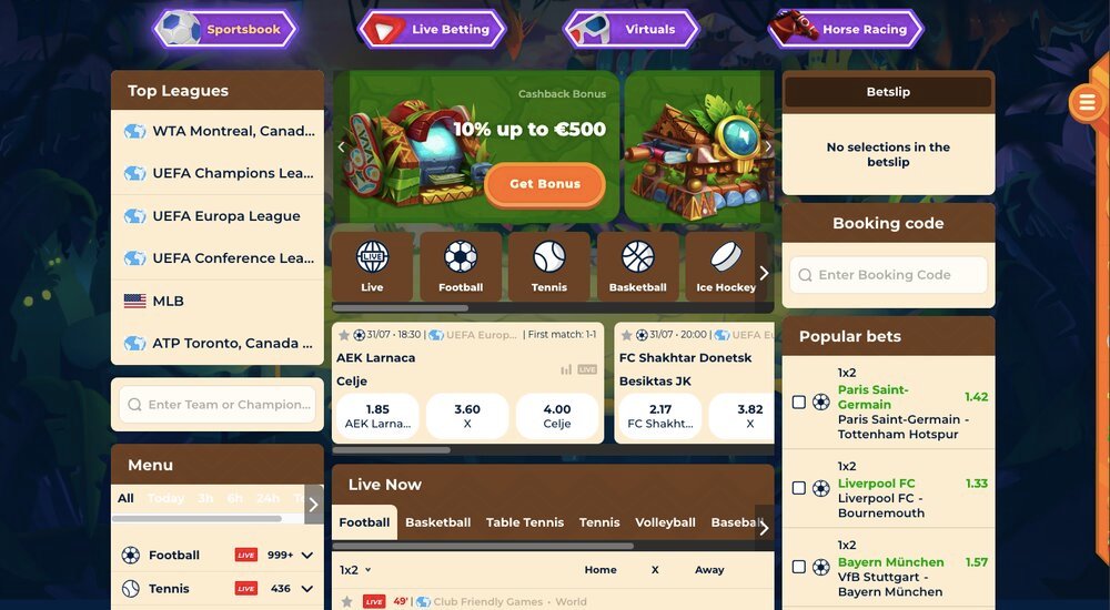 Wazamba sportsbook
