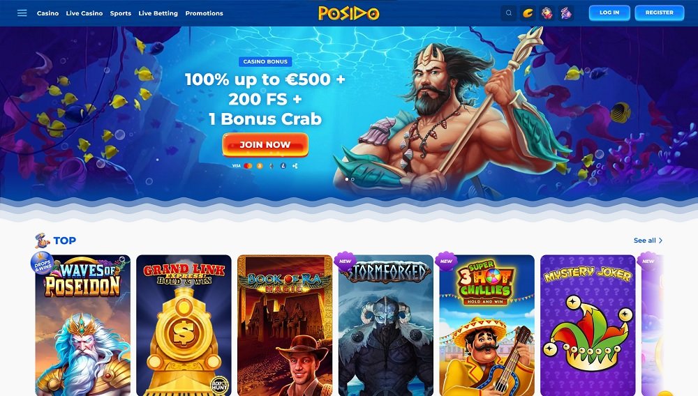 posido casino review header