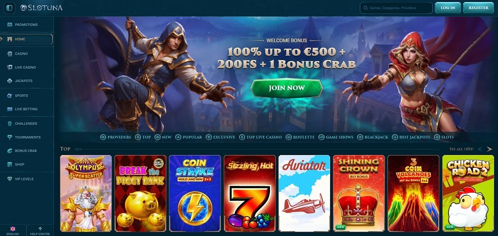  Slotuna casino