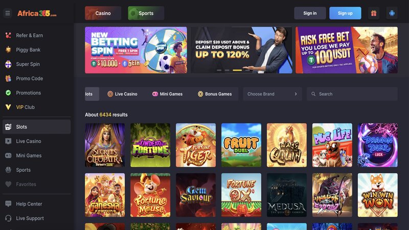Africa365 casino