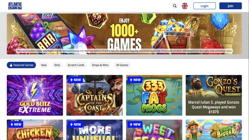 Atlantic Spins casino