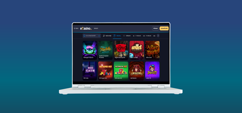 eCasino aplikace úvodní
