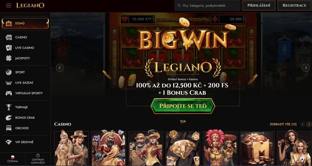 Legiano aplikace