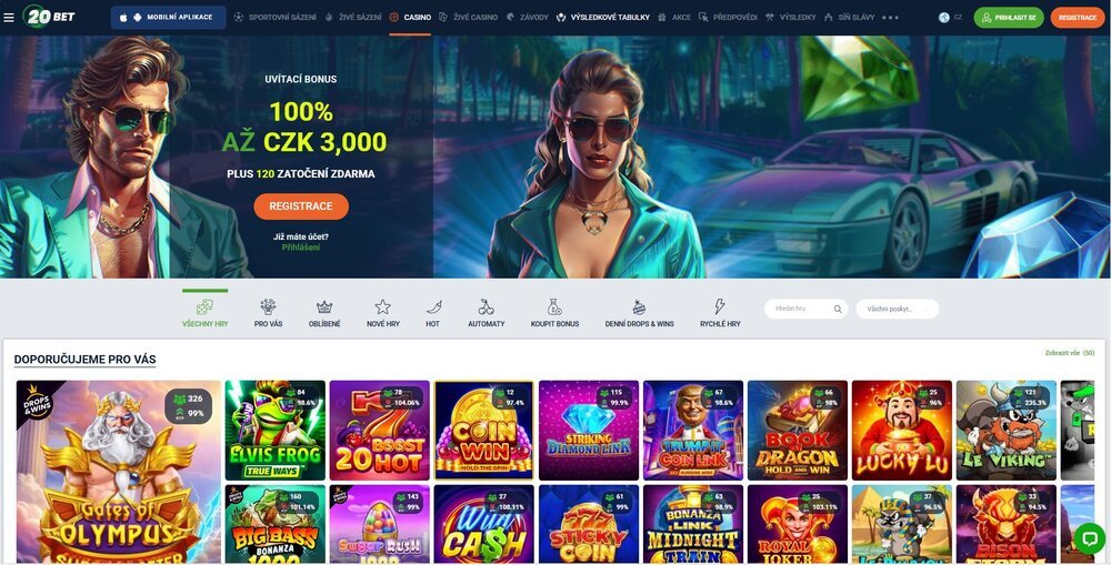 20bet automaty