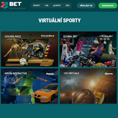 22BET sázení na virtualní sporty