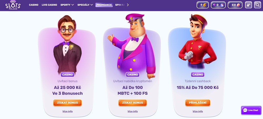 Bonificaciones de SlotsPalace