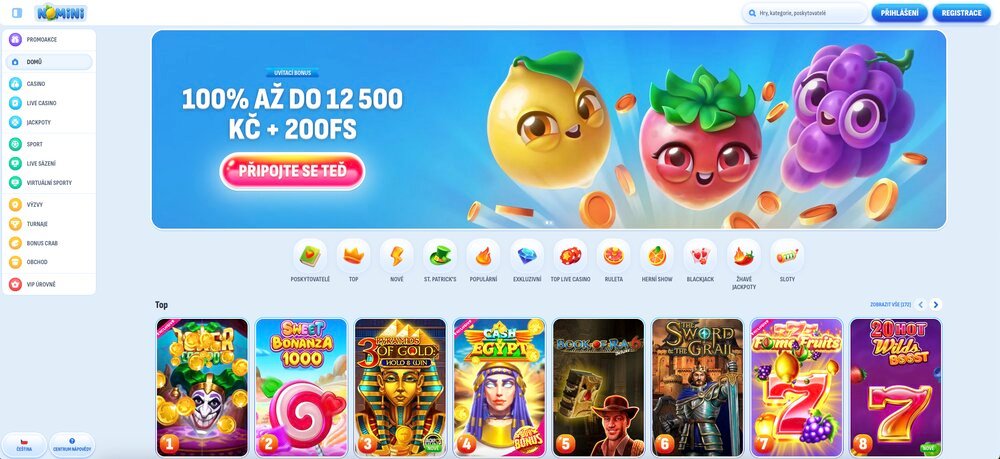 Nomini homepage