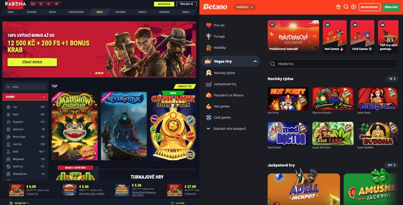 Důvody, proč je Rabona lepší než Betano