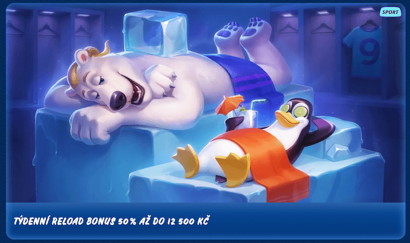 SGcasino sazkova kancelar tydenni reload bonus