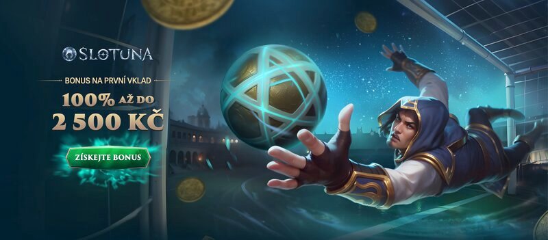 Slotuna bonus k prvnímu vkladu 2 500 Kč