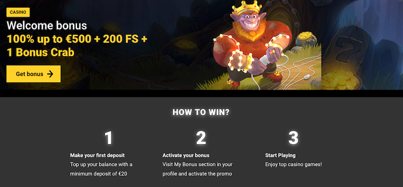 ZetCasino Vstupní bonus