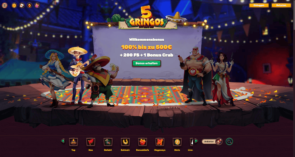 26584 5Gringos Casino DE