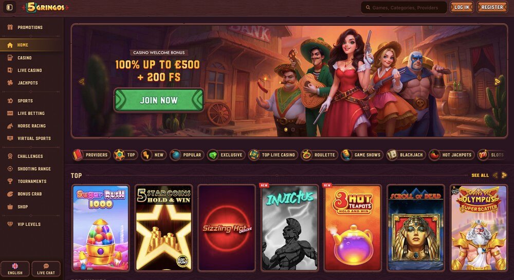 5gringos homepage