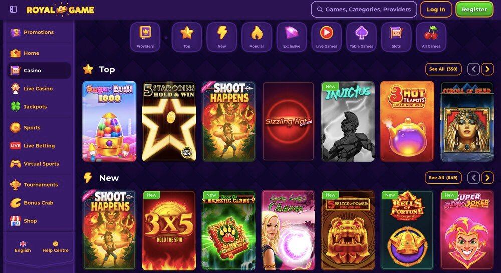 Royal Game slots