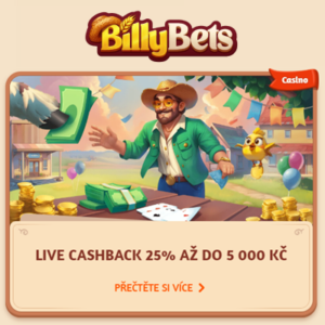 BillyBets Live cashback