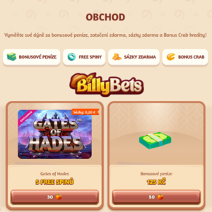 BillyBets Obchod
