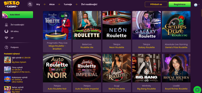 Bizzo casino Ruleta
