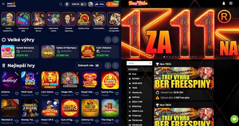 Důvody, proč je NineCasino lepší než Herna u Dědka