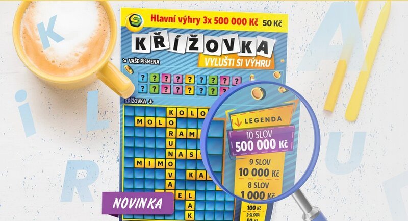 Stírací los Křížovka