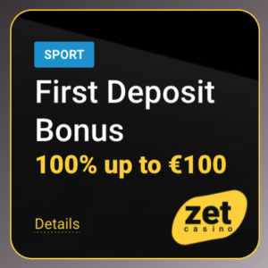ZetCasino – Bono de primer depósito